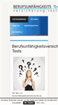 Mobile Screenshot of berufsunfaehigkeitsversicherung-test.de